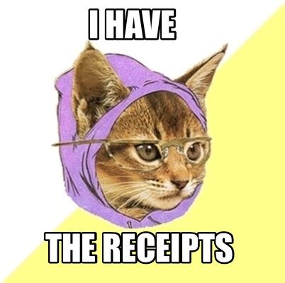i have the receipts meme.